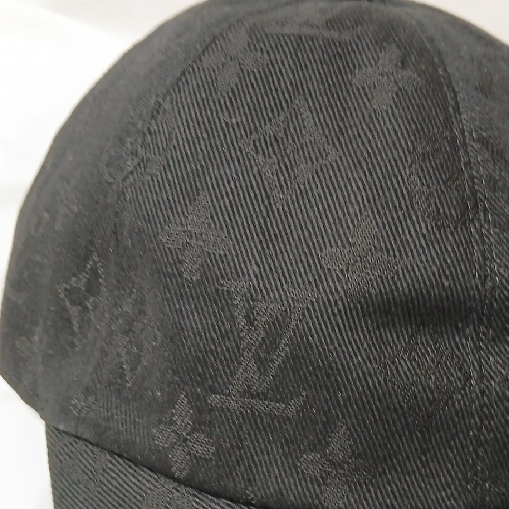 Louis Vuitton Black Monogram Cap